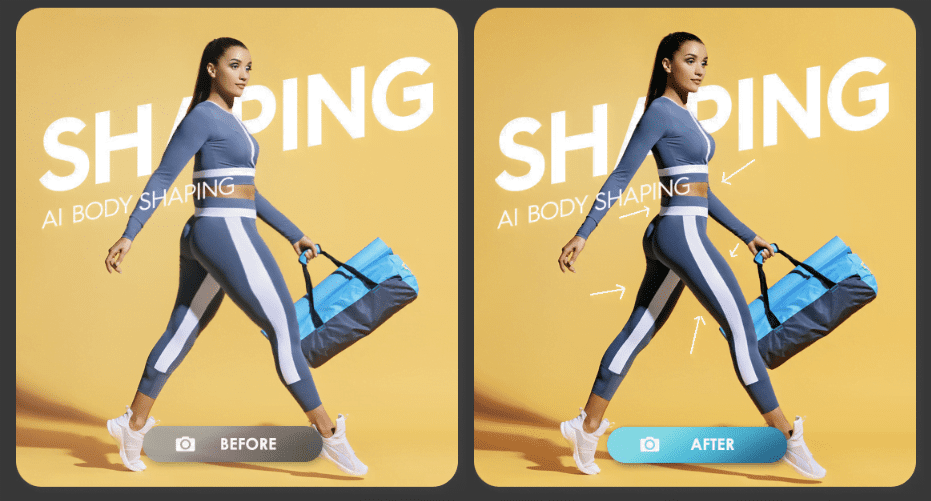 The first AI based Body Shaping is incorporated according to different body shapes in the industry, helping you build up your dream body figure. Healthy and hot figure is made at will, showing the beauty of curves.