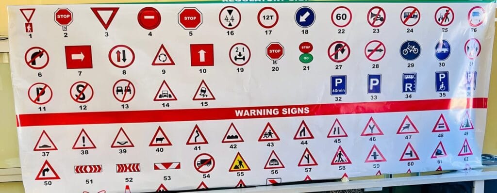RTSA Road signs Zambia