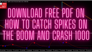 How to catch spikes on the boom and crash 1000
