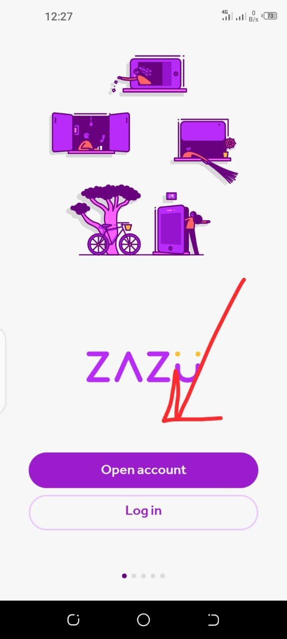 create zazu account
