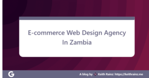 E-commerce Web Design Agency In Zambia