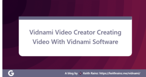 Vidnami Video Creator Creating Video With Vidnami Software