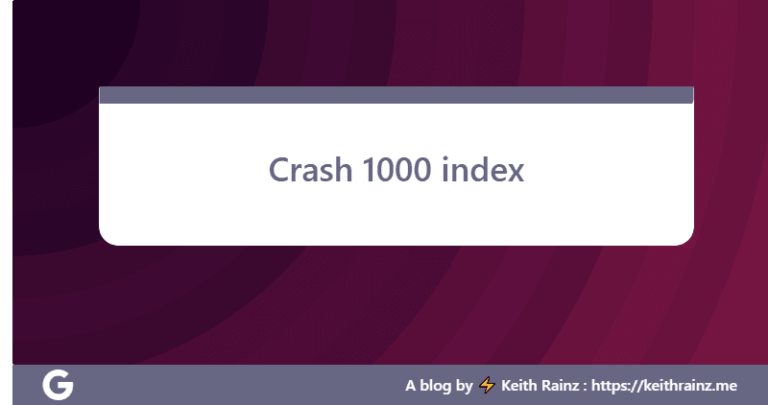 Crash 1000 index