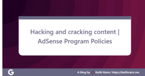 Hacking and cracking content AdSense Program Policies