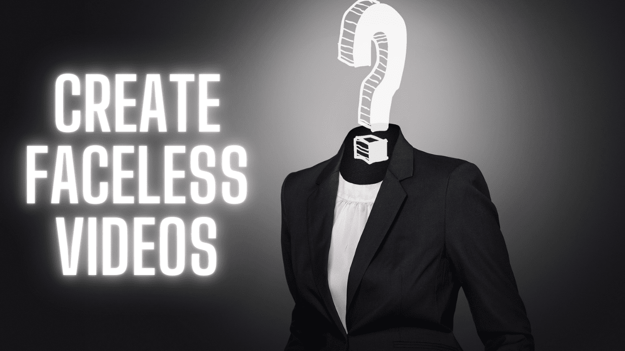 How to create videos without showing your face for YouTube