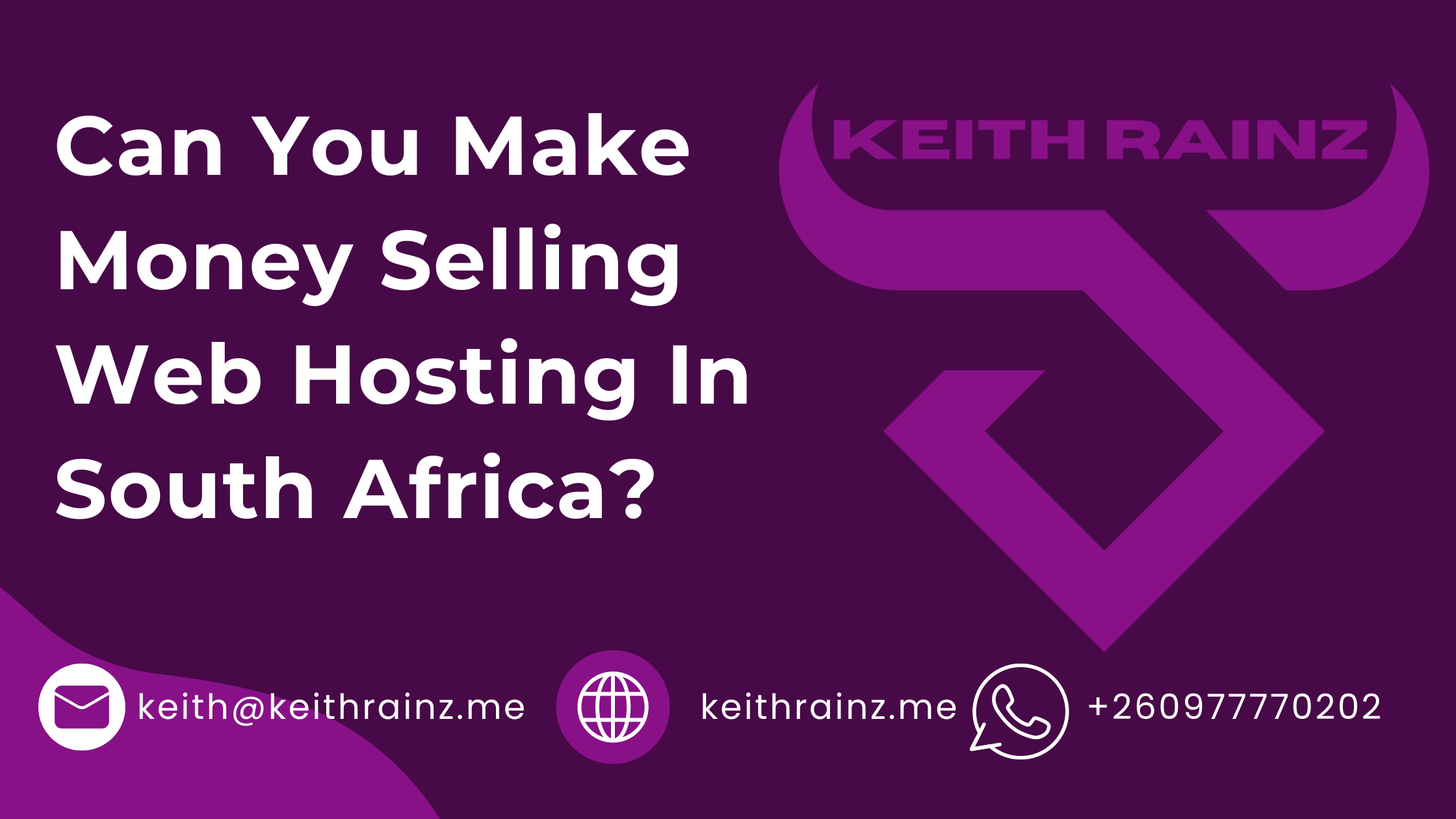 Can You Make Money Selling Web Hosting In South Africa