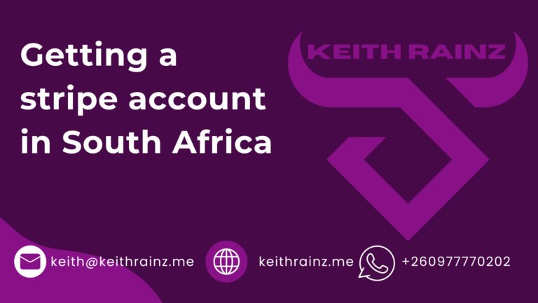 Getting a stripe account in South Africa