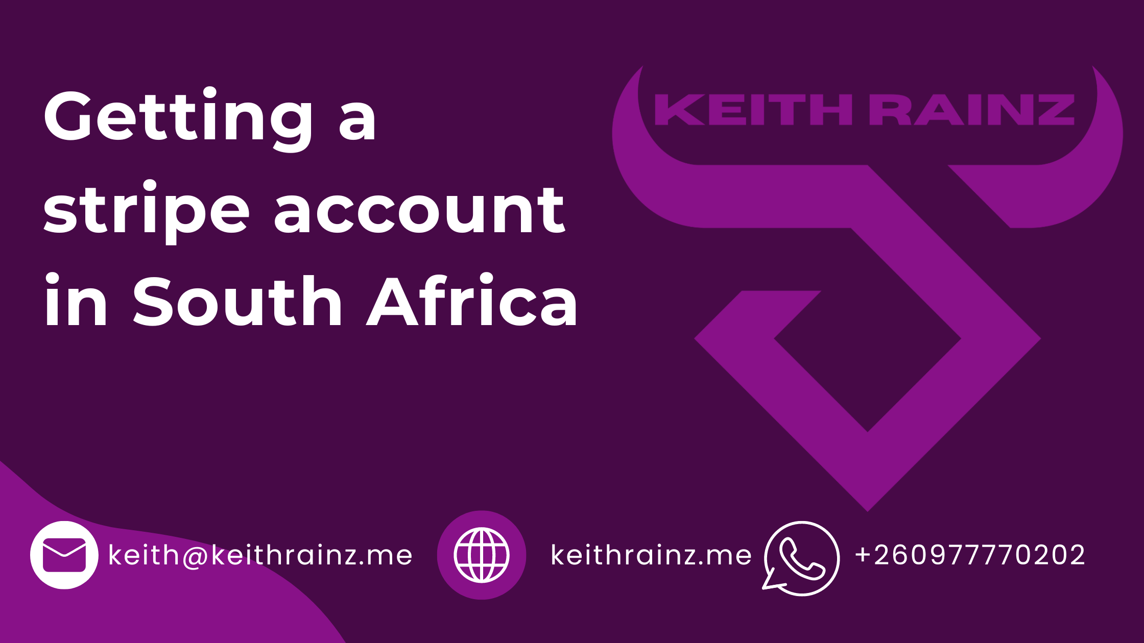 Getting a stripe account in South Africa