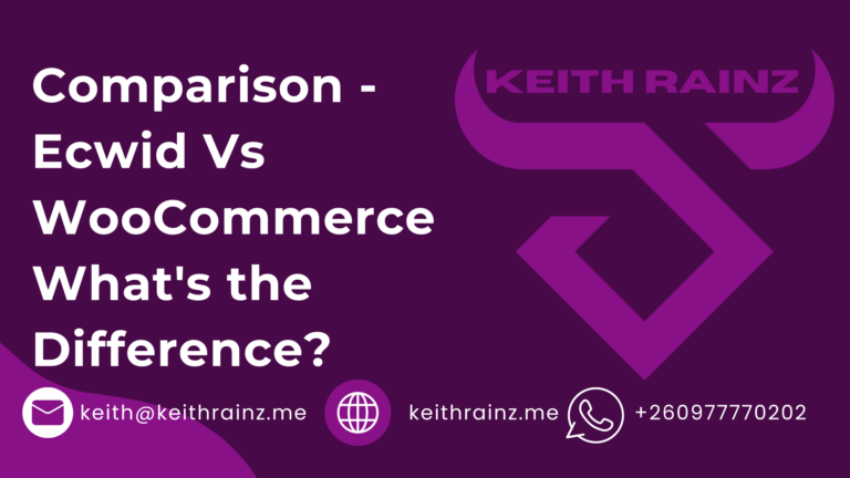 Comparison - Ecwid Vs WooCommerce What's the Difference