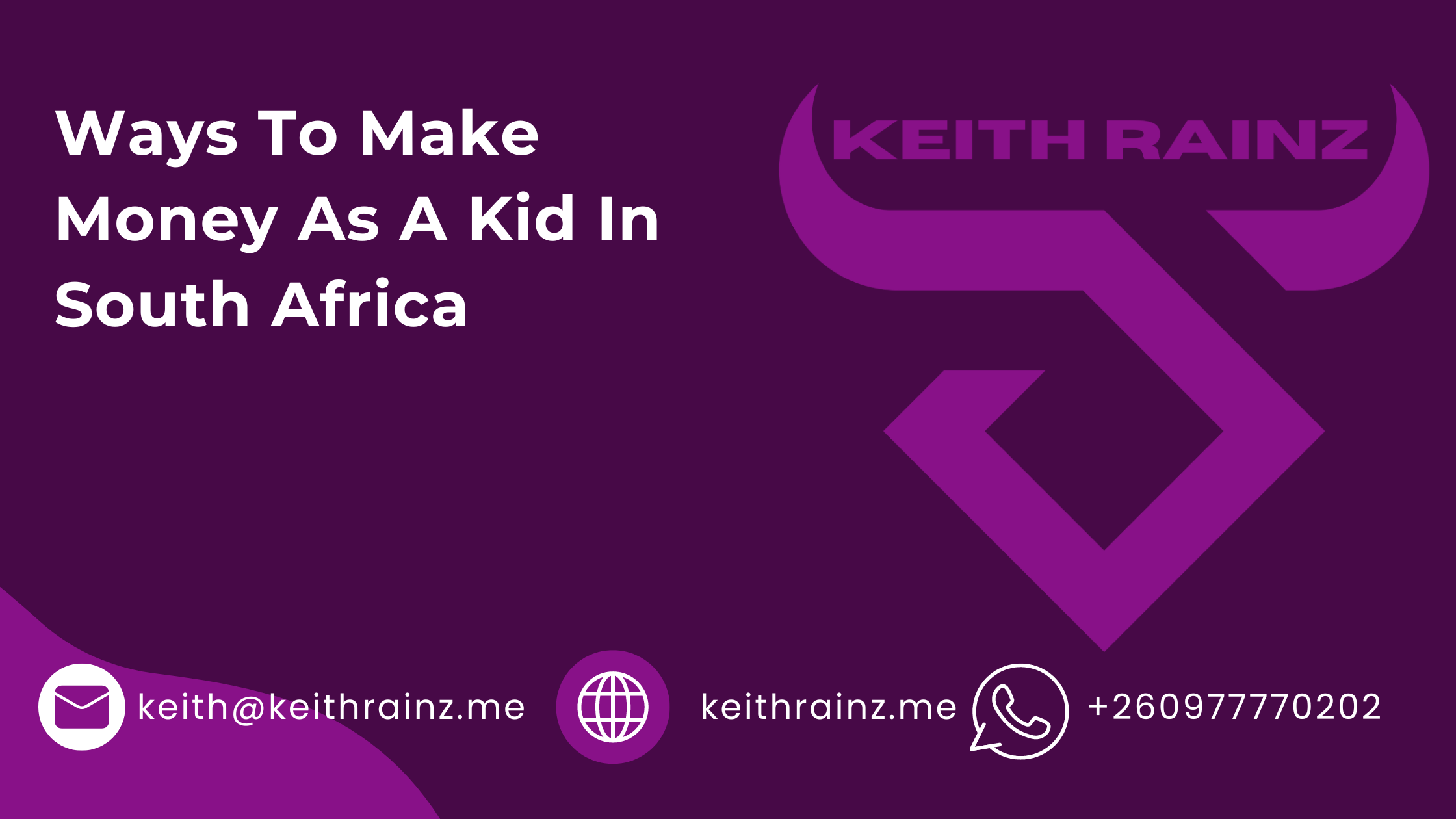 Ways To Make Money As A Kid In South Africa