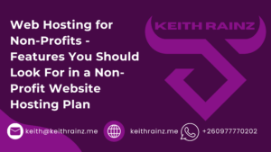 Web Hosting for Non-Profits - Features You Should Look For in a Non-Profit Website Hosting Plan