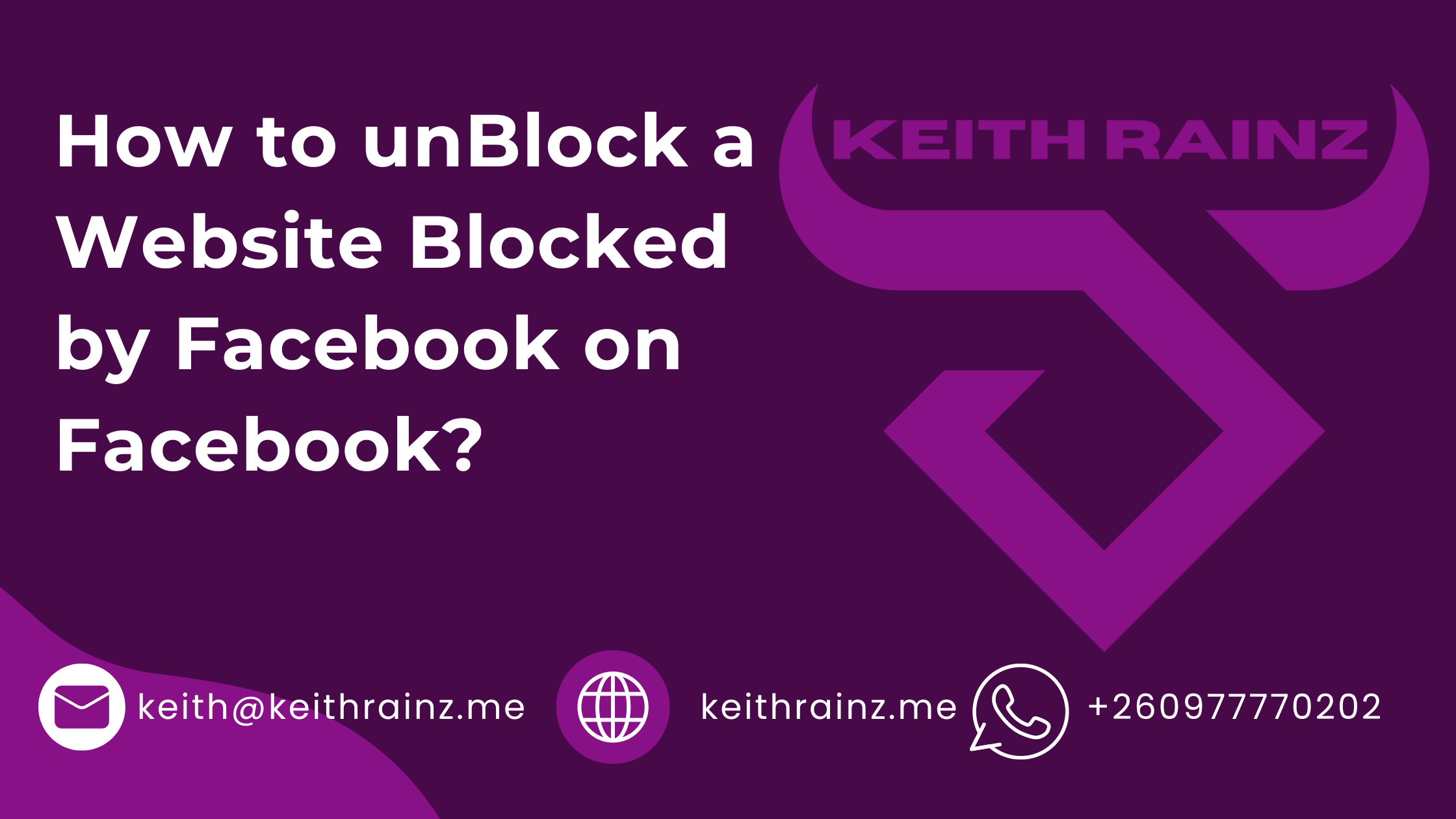 How to unBlock a Website Blocked by Facebook on Facebook