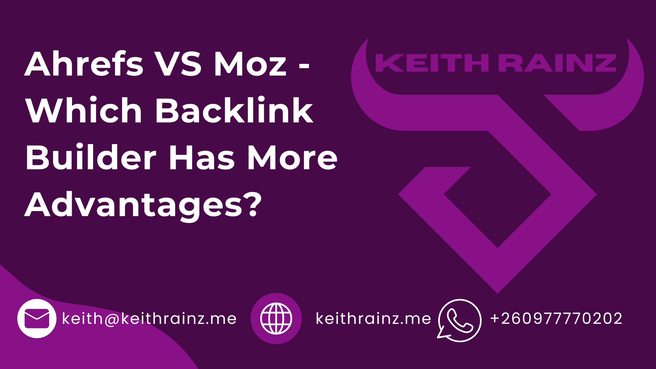 Ahrefs VS Moz - Which Backlink Builder Has More Advantages