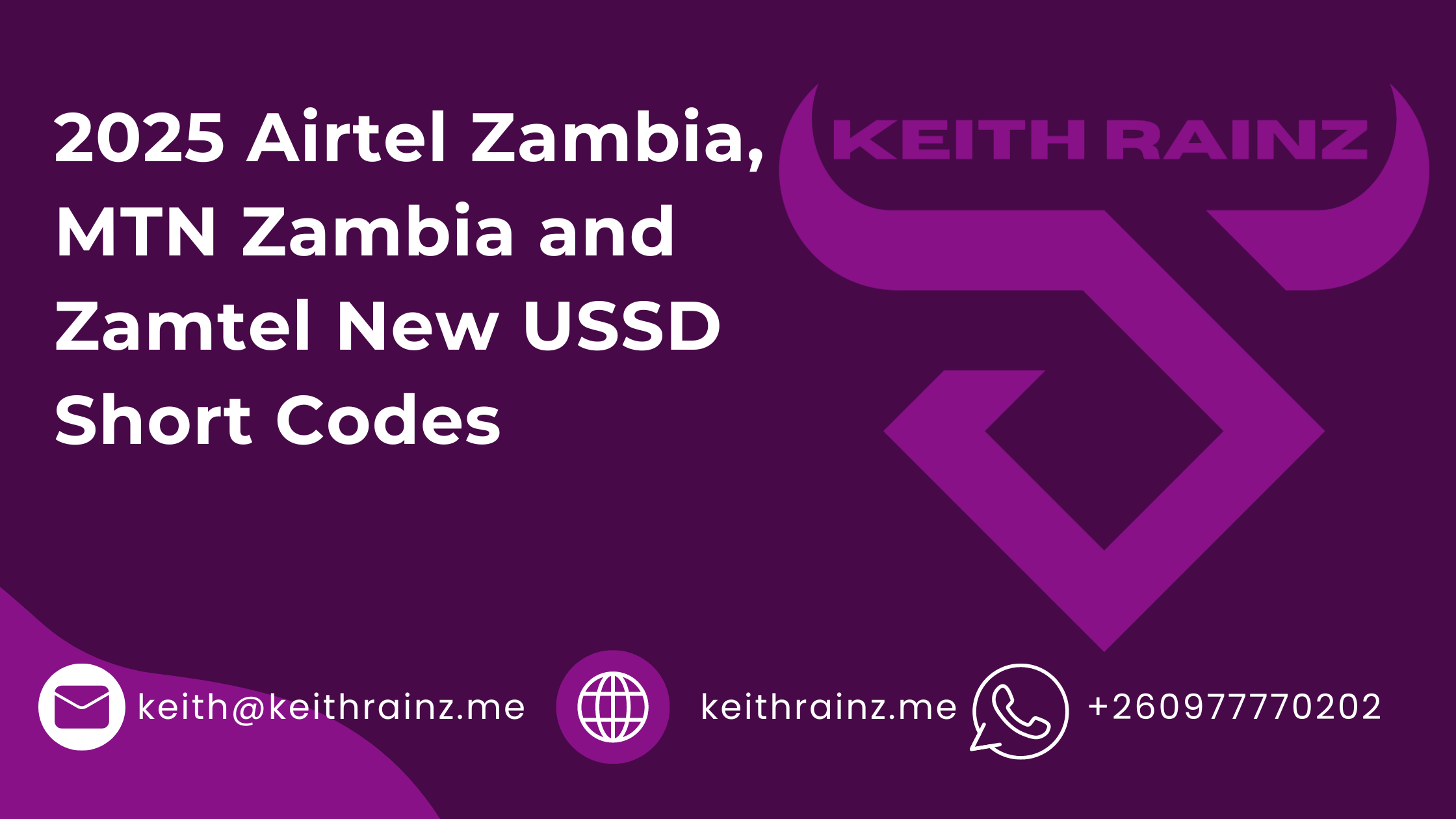 2025 Airtel Zambia, MTN Zambia and Zamtel New USSD Short Codes