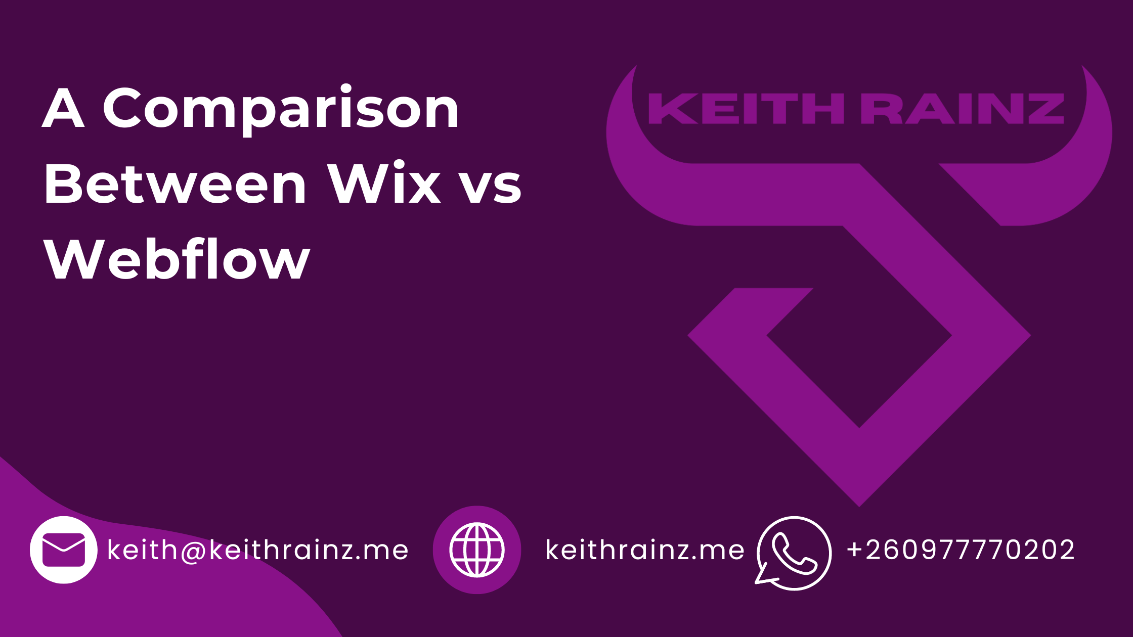 A Comparison Between Wix vs Webflow