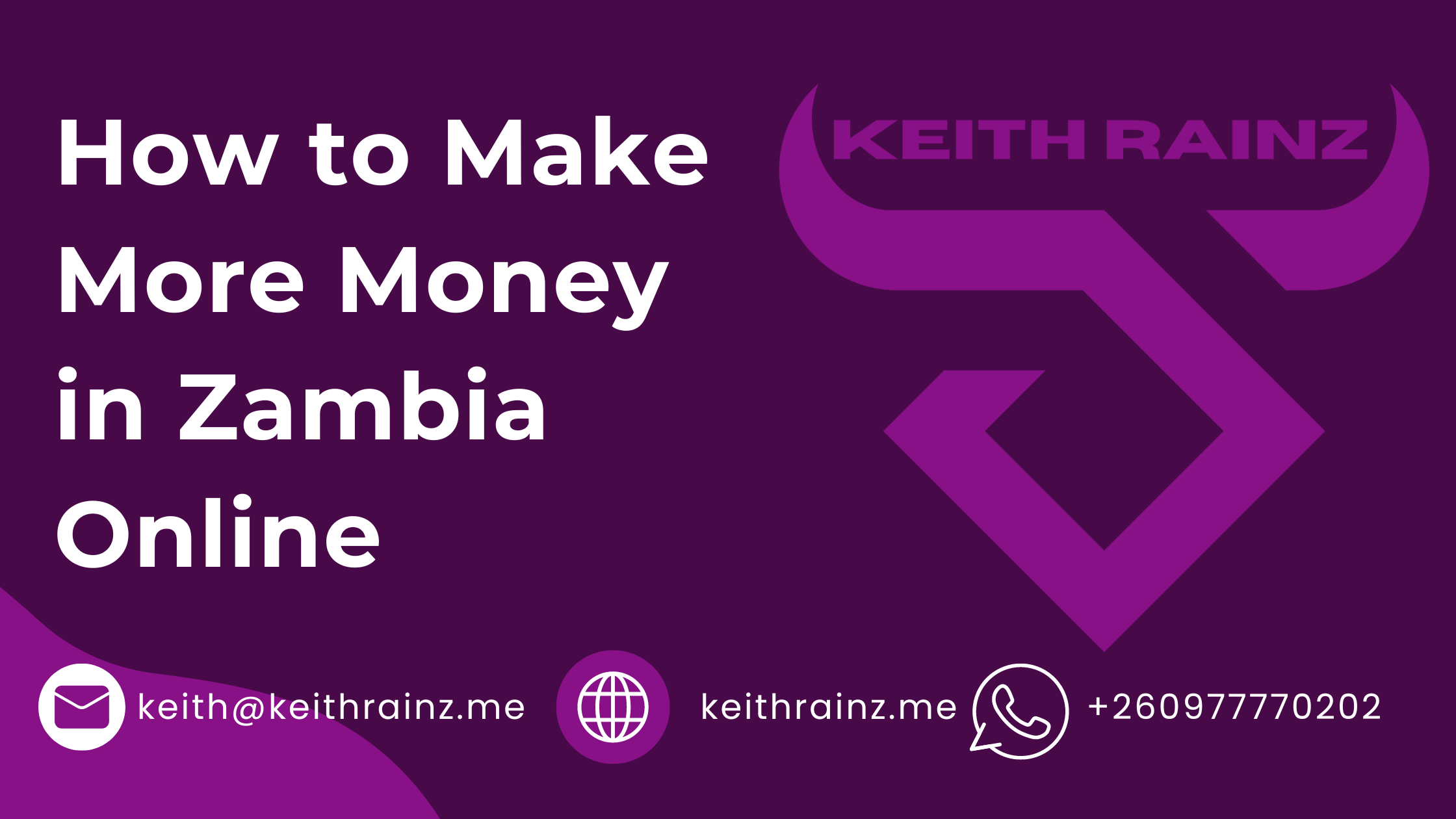 How to Make More Money in Zambia Online