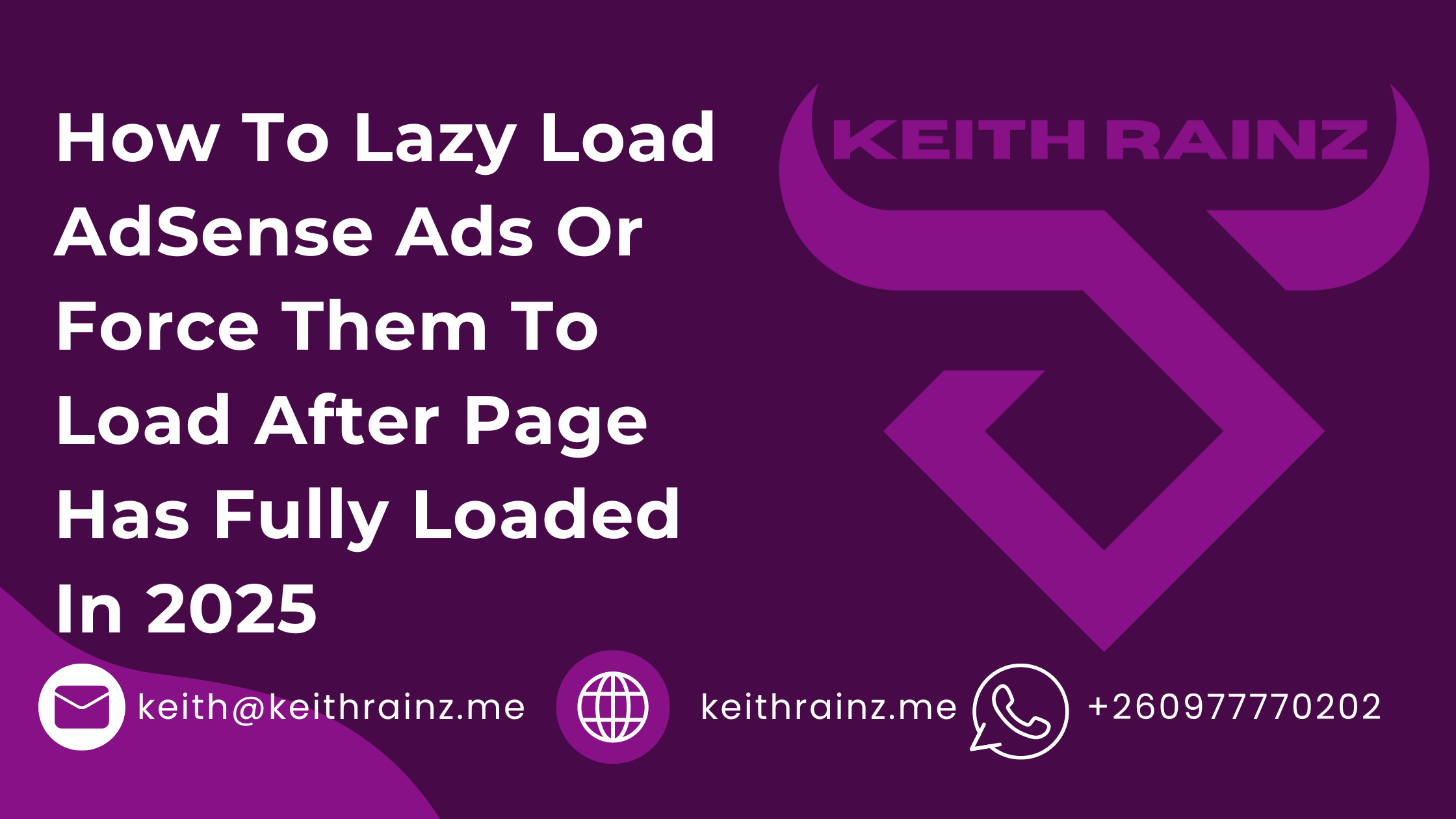 How To Lazy Load AdSense Ads Or Force Them To Load After Page Has Fully Loaded In 2025