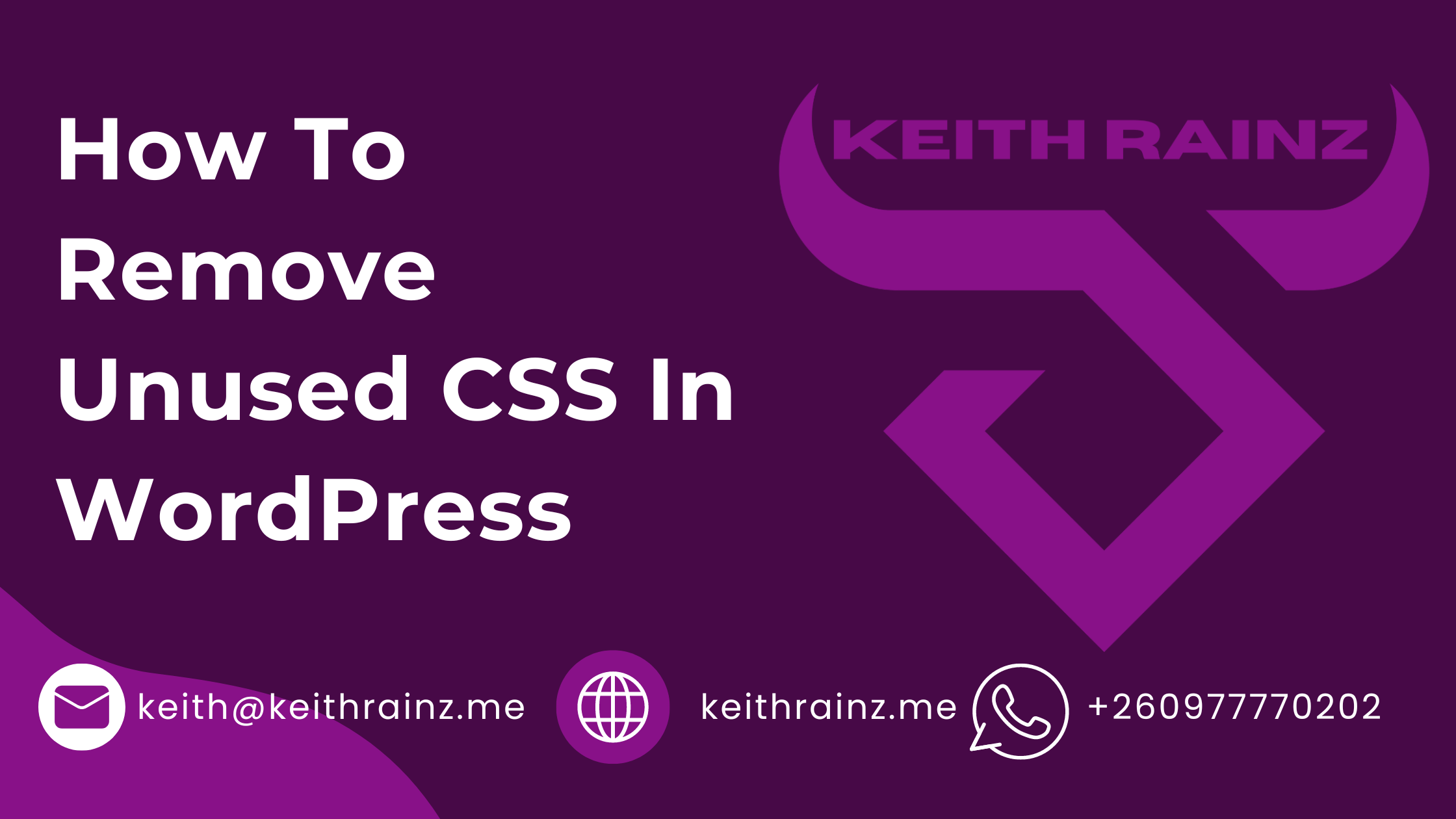 How To Remove Unused CSS In WordPress