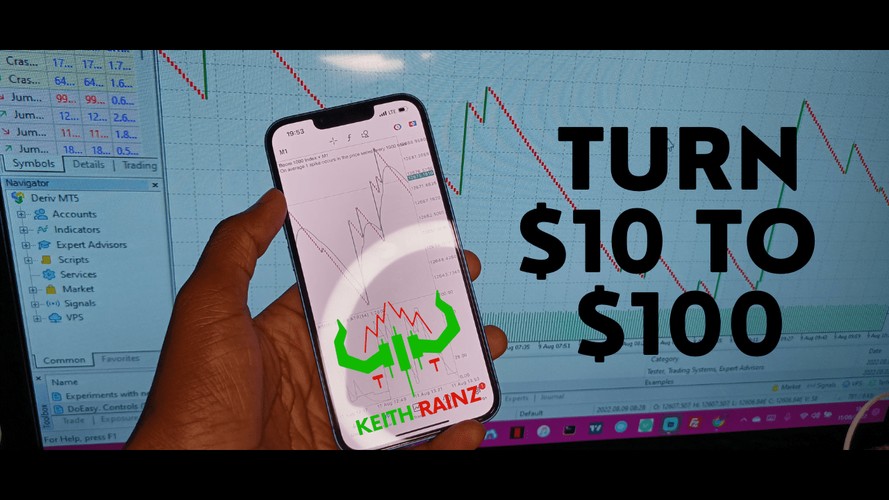 FLIP $10 TO $100+ ON BOOM & CRASH WITH THIS METHOD
