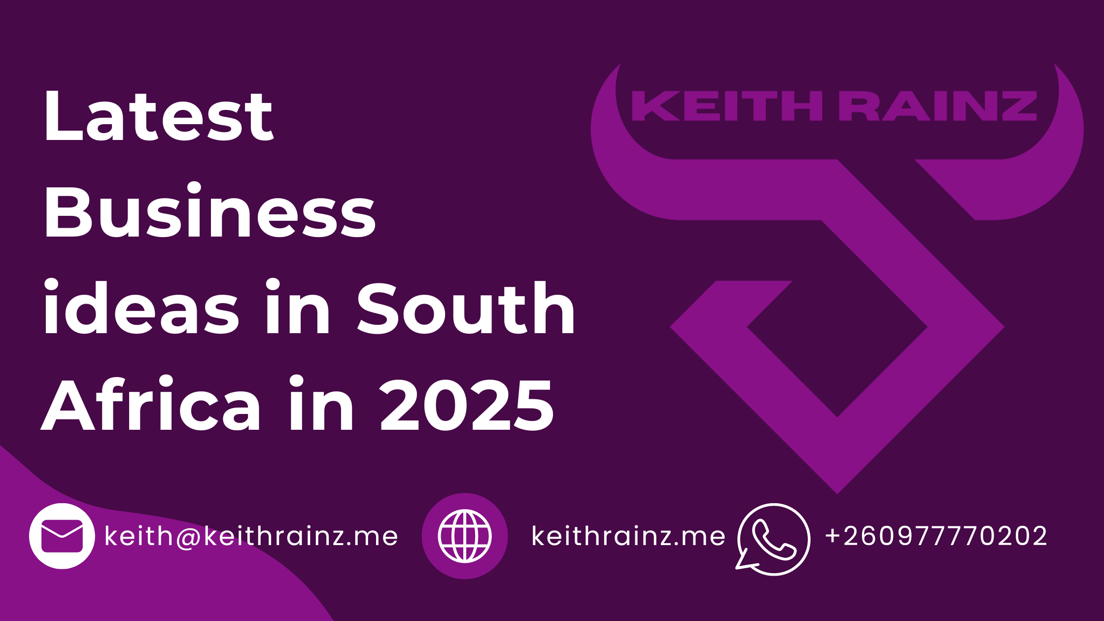 Latest Business ideas in South Africa in 2025