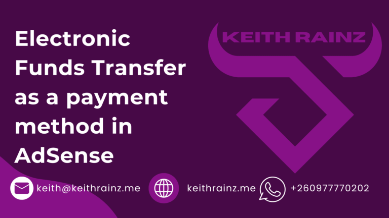 Electronic Funds Transfer as a payment method in AdSense Electronic Funds Transfer as a payment method in AdSense