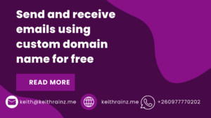 Send and receive emails using custom domain name for free