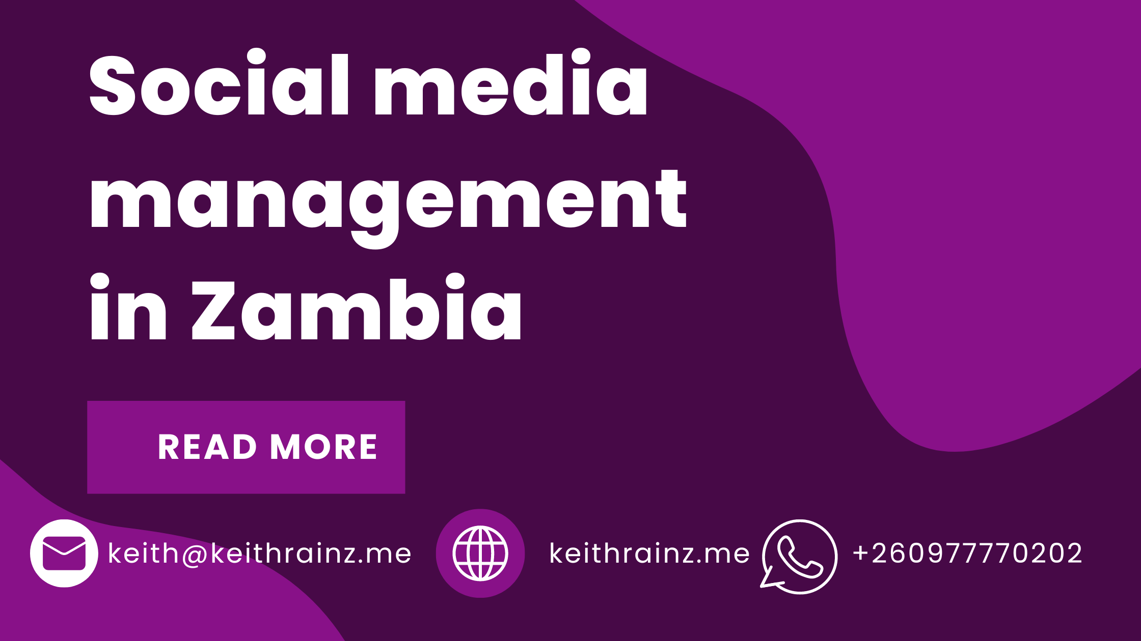 Social media management in Zambia