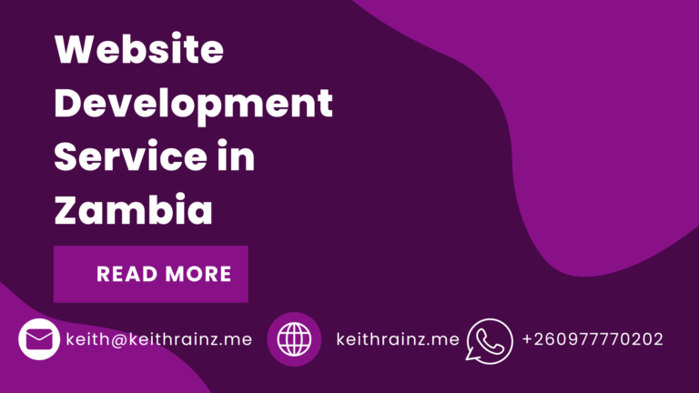 Website Development Service in Zambia