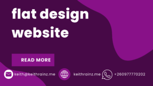 flat design website