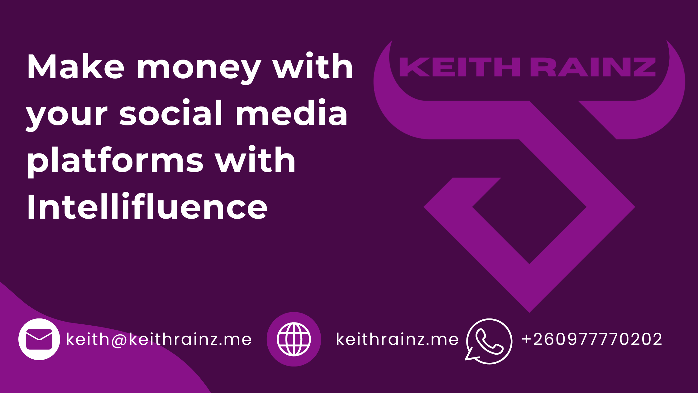 Make money with your social media platforms with Intellifluence