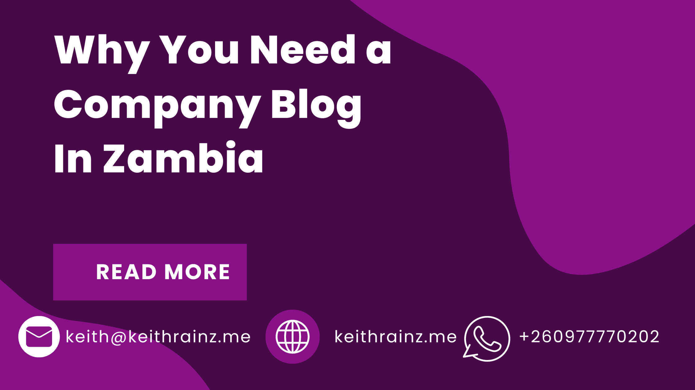 Why You Need a Company Blog In Zambia