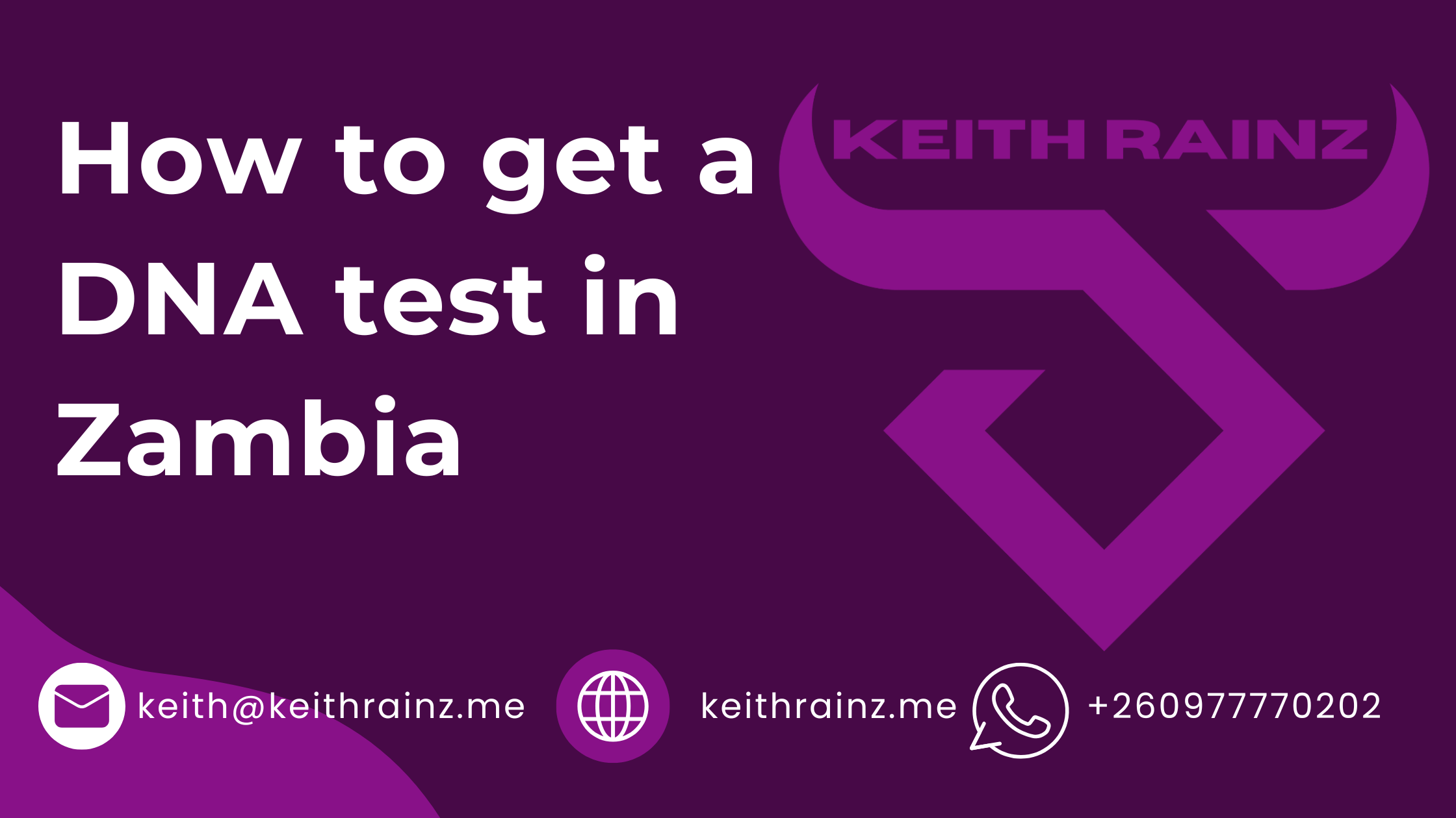 How to get a DNA test in Zambia