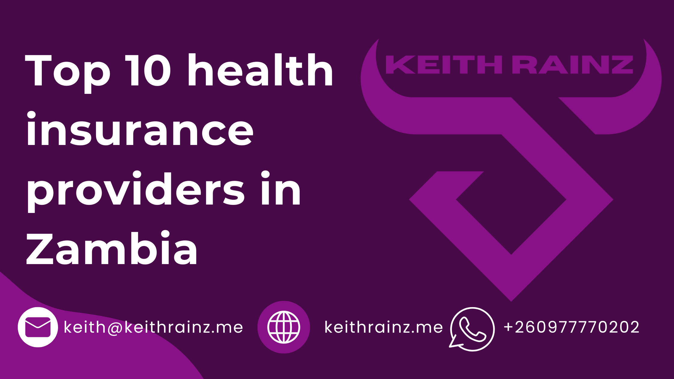 Top 10 health insurance providers in Zambia